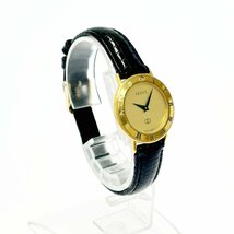 【1円スタート】GUCCI グッチ 3001L GP ゴールド文字盤 クオーツ レディース腕時計 273020_画像3