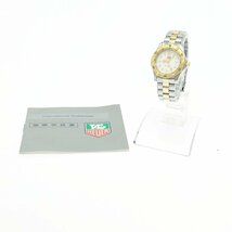 【1円スタート】TAG HEUER タグホイヤー WK1320 プロフェッショナル SS×GP ホワイト文字盤 クオーツ レディース腕時計 272990_画像9