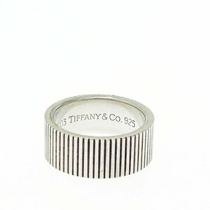 【1円スタート】TIFFANY & Co. ティファニー シルバー コインエッジ 8.7g 925刻印 指輪 リング 271068