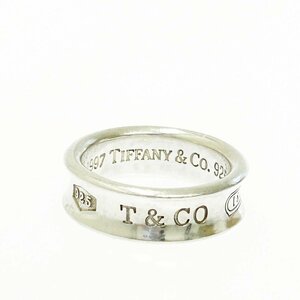 【1円スタート】TIFFANY & Co. ティファニー シルバー 1837 ナロー 8.0g 925刻印 指輪 リング 271095