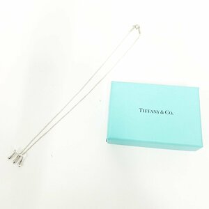 【1円スタート】【箱付き】TIFFANY&Co. ティファニー シルバー レター イニシャル m 2.9g 925刻印 ネックレス 275731