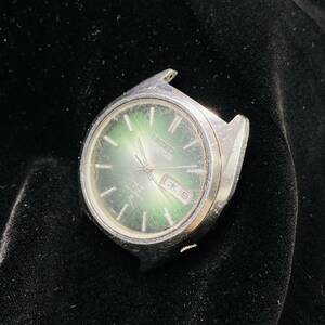 1円～ 6T30330524 SEIKO セイコー 5 ACTUS ファイブ アクタス デイデイト フェイスのみ 6306-8020 AT 自動巻き SS メンズ 腕時計 稼働OK