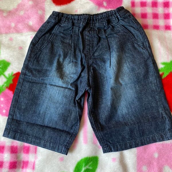 FO KIDS デニムパンツ ショートパンツ ハーフパンツ 140