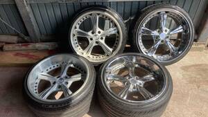 【希少サイズ】LEONHARDIRITT 19インチ 10j+21 11.5j+28 pcd114.3 5h 73φ+PinsoTyres PS91 235/35R19 MAXTREK 275/30R19