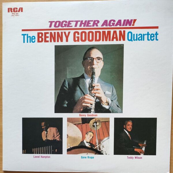 The BENNY GOODMAN QUARTET/TOGETHER AGAIN!: RCA LP 国内盤