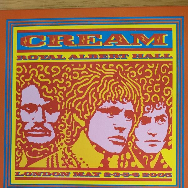 CREAM リユニオンライブ05/2005年のクリ−ムの再結成のライブアルバムの2枚組CD、見本盤帯付きです。