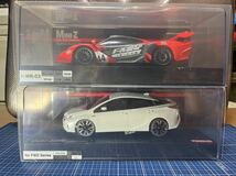 京商 ミニッツ Mini-Z ラーク マクラーレン F1 GTR LM 1997 McLaren F1 GTR + トヨタ プリウスPHV（ホワイトパール）TOYOTA PRIUS _画像1