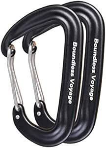 Boundless Voyagekalabina climbing 12kN[1200KG] high intensity mountain climbing for small size D ring 7075 aluminium ni