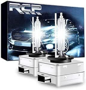 RCP HIDバルブ D3S D3R HID ヘッドライト D3C汎用 車検対応 純正交換 35W 6000K 発光色選択可能 明