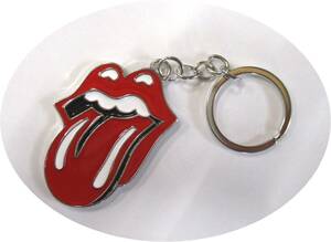 [ new goods * prompt decision ] low ring * Stone zThe Rolling Stones key holder key ring metal key chain 