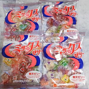 金城製菓 ミックスゼリー 125g 4袋セット