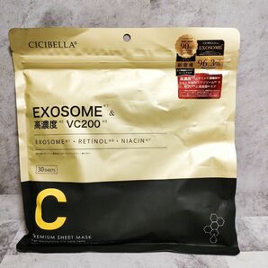 CICIBELLA エッセンスシートマスク 30枚入り EXOSOME&高濃度VC200 