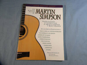 o) ギタースコア　THE ACOUSTIC GUITAR OF Martin Simpson マーチン・シンプソン[1]5786