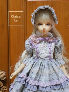 SDGr少女ドレス　春のドレスセット(ミントグレー) 　◆Chris’s Tail◆