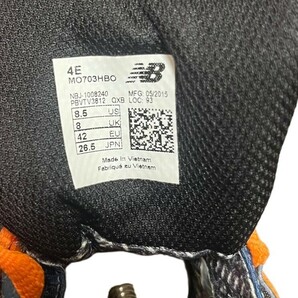 ［美品］1スタ 1スタ new balance ニューバランス トレッキングブーツ キャンプ 登山 703  アウトドア スニーカー ゴアテックスの画像10