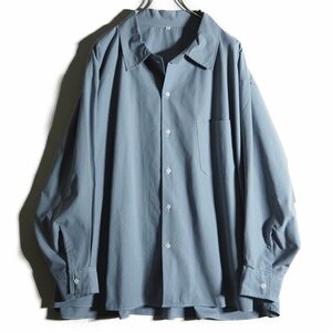 B5036z6　■FIFTH PAKISTAN フィフスパキスタン■　10XL Big Shirts ビッグシャツ ブルー / オーバーサイズ コットン 春～秋