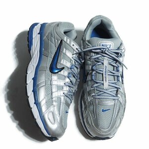 M9467R42　■NIKE ナイキ■　P-6000 メタリックスニーカー シルバー US12/29cm bv1021-001 METALLIC SILVER/TEAM ROYAL-WHITE