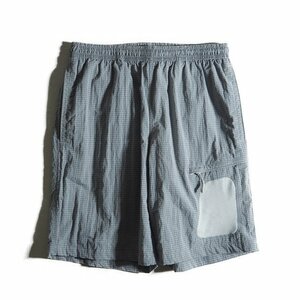 M9461f57　■PALACE パレス■　Y-Ripstop Shell Short リップストップ ナイロンショーツ グレー L /メンズ ショートパンツ 裏メッシュ 春夏