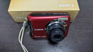 動作確認済み Canon Power Shot A495 レッド コンパクトデジタルカメラ キャノン パワーショット