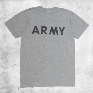 米軍 IPFU ARMY Tシャツ 半袖 グレー MEDIUM ミリタリー