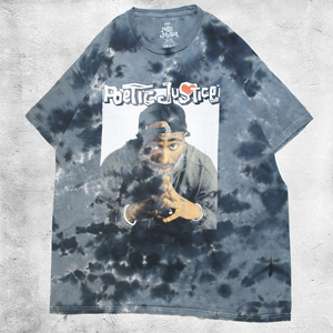 2PAC Tシャツ Poetic Justice 古着 タイダイ柄 XLサイズ HIPHOP メンズ レディース