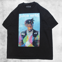 ジュースワールド Tシャツ Juice Wrld 古着 ブラック HIPHOP メンズ レディース_画像1