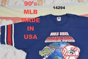 MLB 90'ST Рубашка 14294 USA Single Stitch Vintage