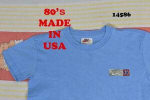 ナイキ USA製 80s Tシャツ 銀タグ オリジナル 綿100％ NIKE