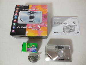 ●未使用品　富士フイルム　コンパクトフィルムカメラ　CLEAR SHOT S AF　35mmコンパクトカメラ クリアショット S AF 富士フイルム