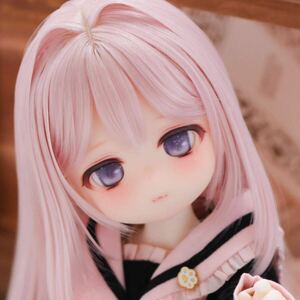 *mememe* 1/6 IMOMODOLL [DIA B Cream Skin маленький с дефектом custom head + дополнение переводная картинка I 1 вид ]