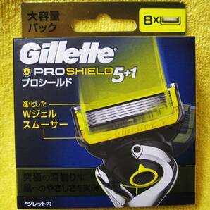 ◆【未開封】ジレット プロシールド Gillette PROSHIELD 5+1 替刃8コ入 ◆ 送料140円～ の画像1