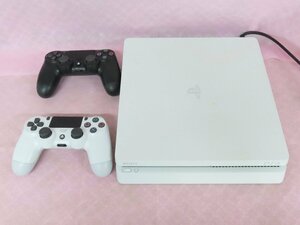 100☆SONY ソニー CUH-2200A ホワイト PS4 本体 CUH-ZCT2J コントローラー 2個セット☆0515-360