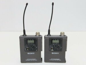 レパ520/60☆SONY ソニー WRT-850 UHF シンセサイザー トランスミッター 2個セット☆0520-393