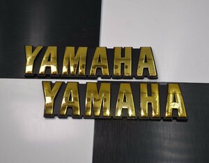 YAMAHA タンクエンブレム 2枚 セット XJ400 XJ400D XJ550 RZ250 RZ350 SR400 GS400 GT380 Z400FX CBX400F ヤマハ 旧車 シビエ マーシャル