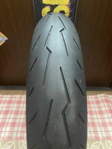 中古MCタイヤ 2022年製造 PIRELLI DIABLO ROSSOⅣ 120/70ZR17 ピレリ ディアブロ ロッソ4 120 70 17 4222 M3147