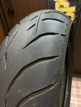 中古MCタイヤ 2023年製造 DUNLOP SPORTMAX ROADSMARTⅣ 180/55ZR17 ダンロップ スポーツマックス ロードスマート4 180 55 17 1323 M3161_画像2