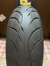 中古MCタイヤ 2023年製造 DUNLOP SPORTMAX ROADSMARTⅣ 180/55ZR17 ダンロップ スポーツマックス ロードスマート4 180 55 17 1323 M3161_画像1