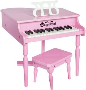  bargain sale price! toy piano bench attaching child oriented pink 30 keyboard 