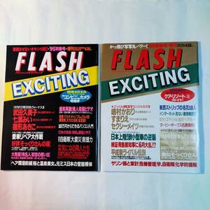 FLASH EXCITING(フラッシュ・エキサイティング)　1995年 爽春、新緑号 2冊セット　雛形あきこ　武田久美子　すまりえ　セクシーメイツ　他