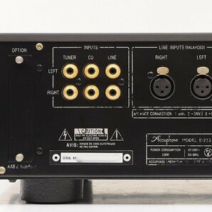 ■□Accuphase E-213 プリメインアンプ アキュフェーズ□■025250002□■の画像5