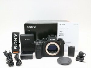 ●○【良品・総シャッター数3400回以下・元箱付】SONY α9 ILCE-9 ミラーレス 一眼カメラ ボディ Eマウント ソニー○●020914002m○●