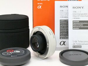 ●○【美品・元箱付】SONY SEL14TC 1.4X Teleconverter テレコンバーター Eマウント ソニー ケース付○●020914009m○●