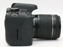 ●○【総シャッター数6600回以下】Canon EOS Kiss X8i ダブルズームキット デジタル一眼レフカメラ EFマウント キャノン○●025888001○●_画像4