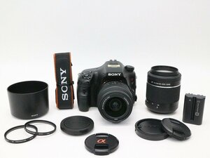 ●○【総シャッター数3600回以下】SONY α57 SLT-A57 ダブルズームレンズキット デジタル一眼レフカメラ Aマウント ソニー●025860001○●