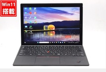 訳有 返品不可 2K対応 13型 Lenovo ThinkPad X1 Tablet gen3 Windows11 八世代 i5-8350u 8GB NVMe 256GB-SSD LTE 無線 Office付 管:1420w_画像1