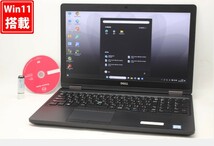 1834時間 中古良品 フルHD 15.6型 DELL LATITUDE 5580 Windows11 七世代 i7-7820HQ 16GB NVMe 256GB-SSD カメラ 無線 Office付 管:1701m_画像1