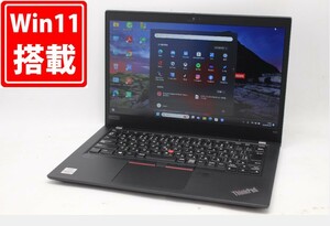 中古良品 フルHD 13.3型 Lenovo ThinkPad X13 Gen1 Windows11 10世代 i5-10310U 8GB NVMe 256GB-SSD カメラ 無線Wi-Fi6 Office付 管:1431m
