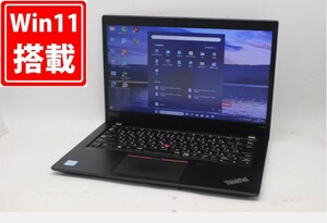 中古 13.3型 Lenovo ThinkPad X390 Windows11 八世代 i5-8265U 8GB NVMe 256GB-SSD カメラ 無線 Office付 中古パソコン 税無 管:1310m