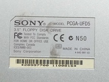 ■外付けフロッピーディスクドライブ【SONY PCGA-UFD5】_画像6