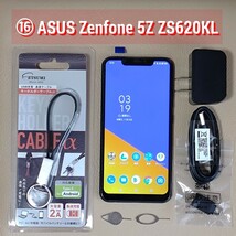■ZS620KL■⑯ASUS ZenFone 5Z ZS620KL Z01RD-BK128S6 シムフリー　国内版【6GB大容量メモリでサクサク快適な操作】_画像1
